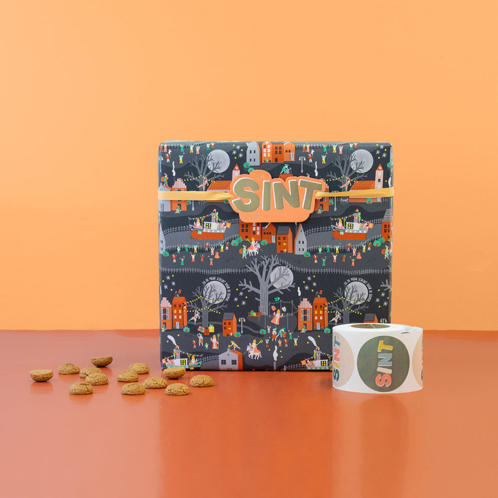 Cadeaupapier | Sint intocht - nude