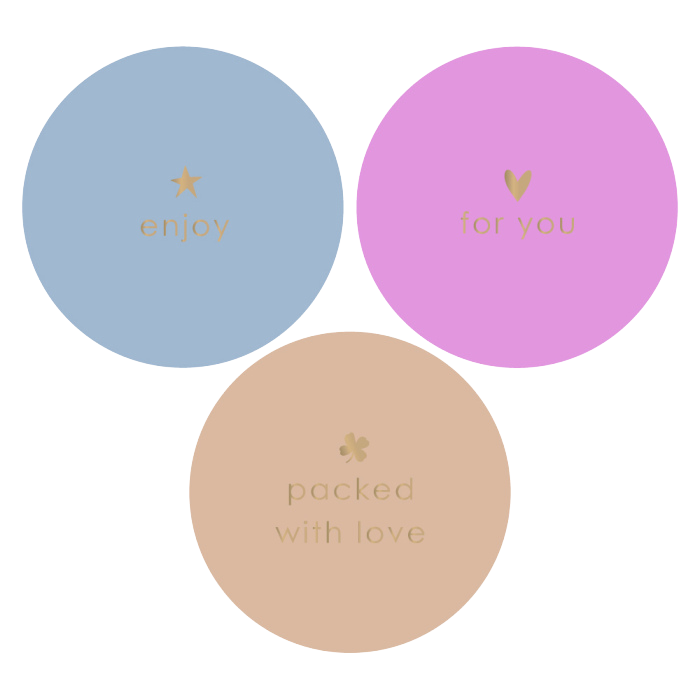 Cadeaustickers | For You Tekst 6 stuks