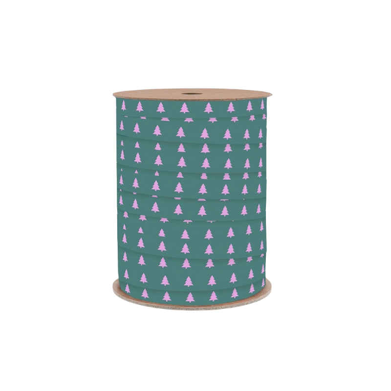 Cadeaulint | Kerstboom - Emerald Green - Light Biscuit - 3 meter