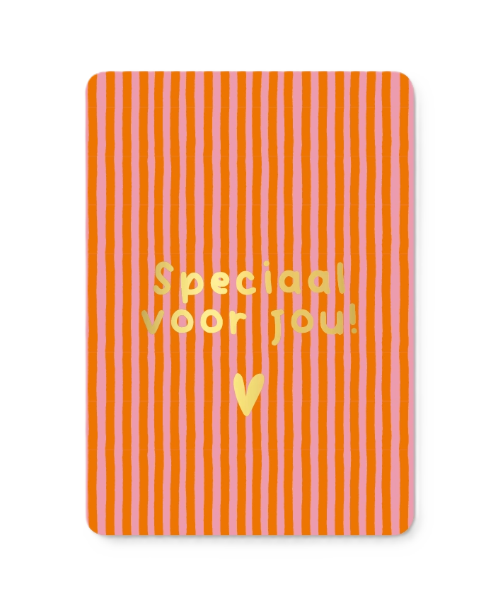 Kaart | Speciaal voor jou (soft stripes)