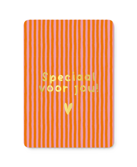 Kaart | Speciaal voor jou (soft stripes)