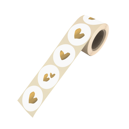 Cadeaustickers | Solo Hearts 6 stuks