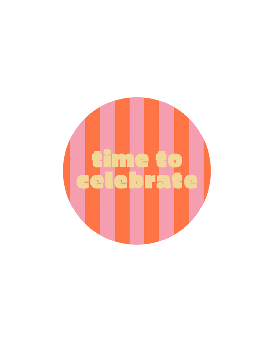Cadeaustickers | Time to Celebrate 6 stuks