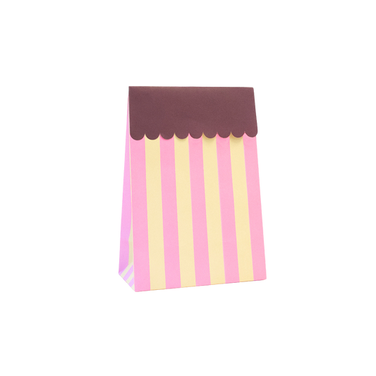Blokbodemzak L | Wave - Pink