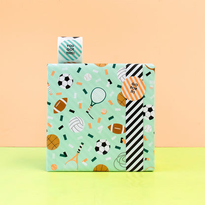 Cadeaupapier | Sports pistache