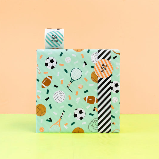 Cadeaupapier | Sports pistache