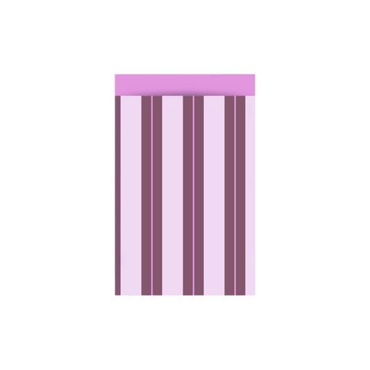 Cadeauzakje M | Stripe Chalk Beet Red - Pink
