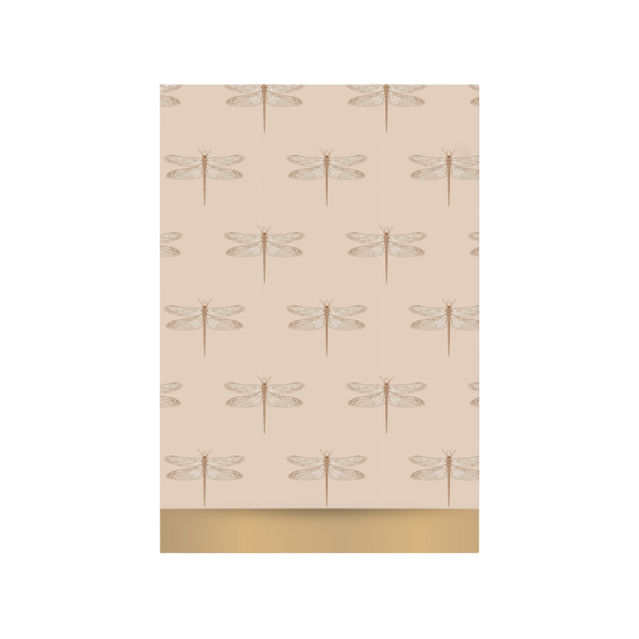 Cadeauzakje M | Dragonfly Beige - Gold