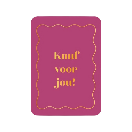 Kaart | Knuf Voor Jou (met goudfolie)