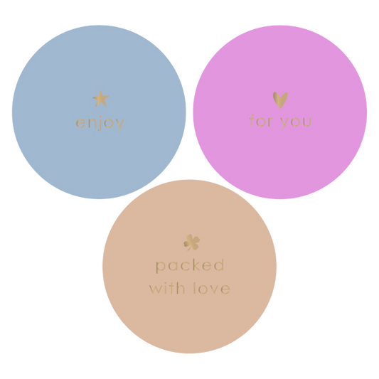 Cadeaustickers | For You Tekst 6 stuks