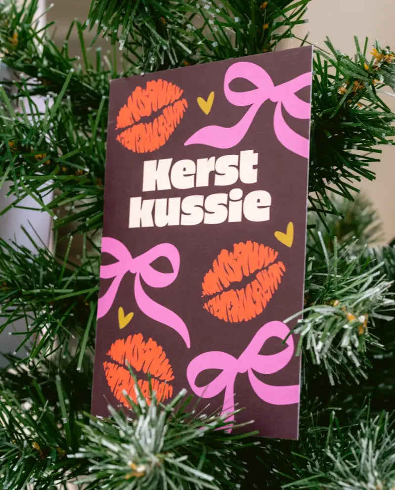Kerstkaart | Kerst Kussie