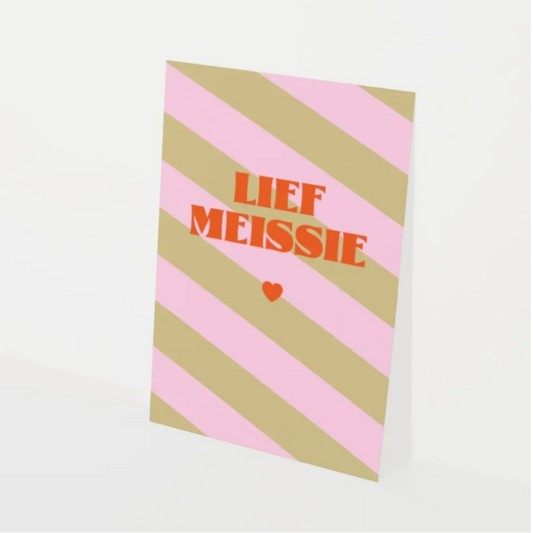 Kaart | Lief Meissie