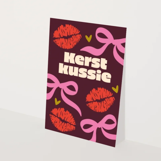 Kerstkaart | Kerst Kussie