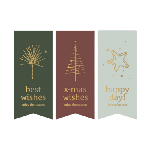 Cadeaustickers | Vaantjes Kerst 6 stuks