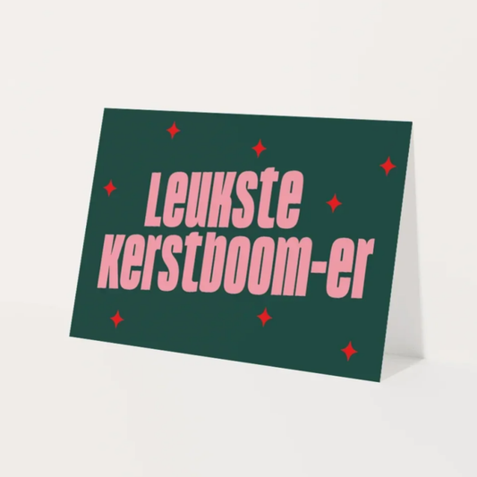 Kerstkaart | Leukste Kerstboom-er