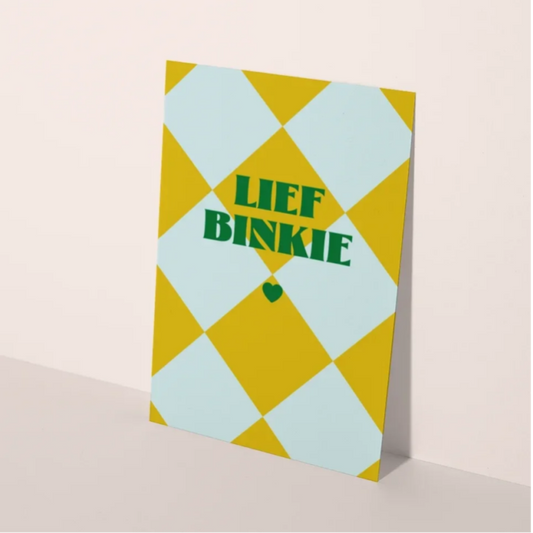 Kaart | Lief Binkie