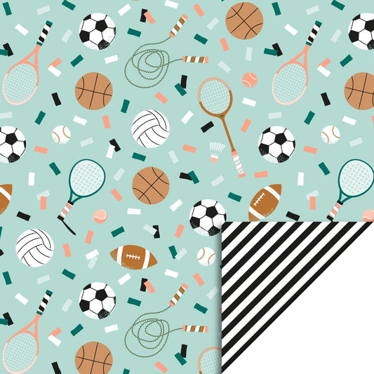 Cadeaupapier | Sports pistache
