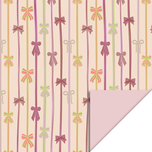 Cadeaupapier | Bow Parade Peach – Pink