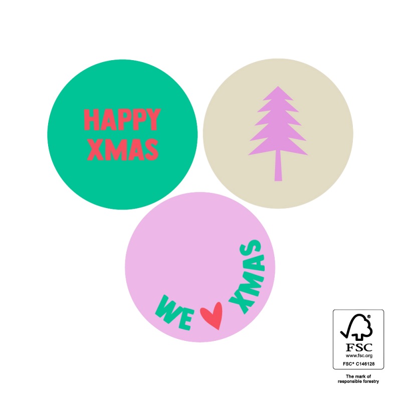 Inpakset | 'Kerst' - Kleurrijk